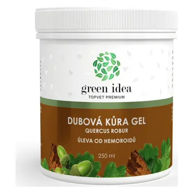 Green idea Gel dubová kůra - masážní GREEN IDEA, 250 ml