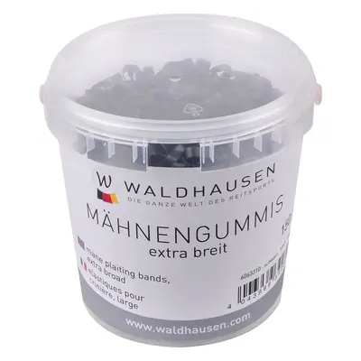 WALDHAUSEN Gumičky do hřívy Waldhausen, 150 g, černé