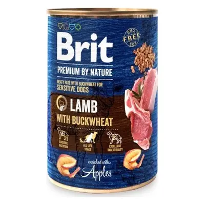 Brit Premium Dog by Nature konz Lamb & Buckwheat 400 g