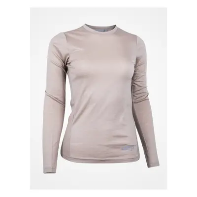 UHIP Triko vlněné Merino UHIP, s dlouhým rukávem, unisex, taupe sand