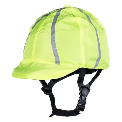 HKM Potah na helmu Reflective HKM, neon yellow