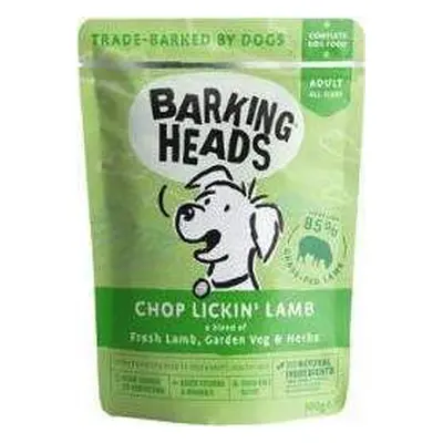 BARKING HEADS Kapsička pro psy Chop Lickin’ Lamb BARKING HEADS, 300 g