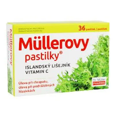 Dr.Müller Pastilky pro lidi Dr.Müller, islandský lišejník, 36 ks