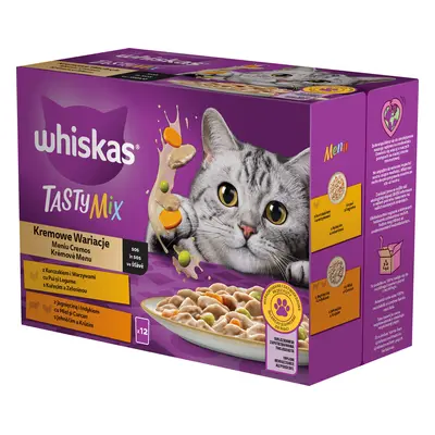 Kapsičky pro kočky Whiskas Tasty Mix Creamy Creations, 12x85 g