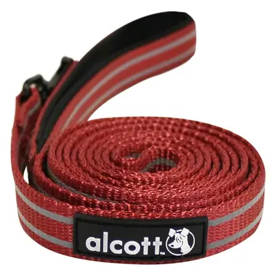 Alcott Vodítko pro psy Alcott, reflexní, M, red