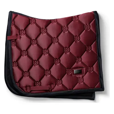 EQUESTRIAN STOCKHOLM Dečka podsedlová Twill Luxe Equestrian Stockholm, drezurní, cold deep red