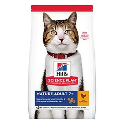 Granule pro kočky Hill's Fel. Dry SP Mature Adult 7+, Chicken, 10 kg