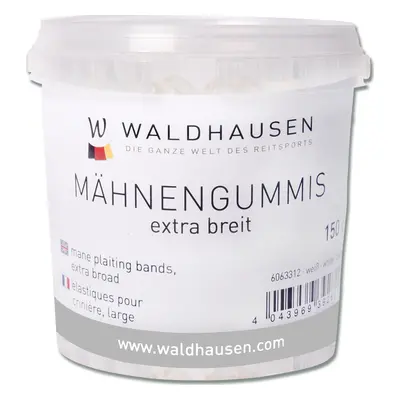 Gumičky do hřívy Waldhausen kyblík, 150 g, transparent