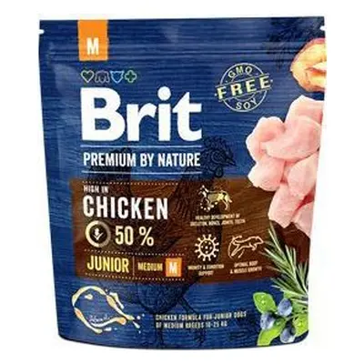 Brit Premium Dog by Nature Junior M 1 kg