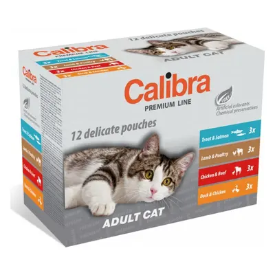 Calibra Cat kapsa Premium Adult, multipack, 12x100 g