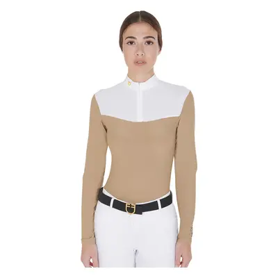 EQUESTRO Triko závodní Mesh EQUESTRO, dámské, beige