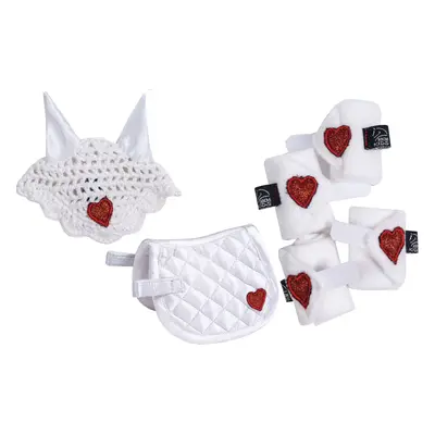 HKM Set competition Cuddle Pony HKM, white/red