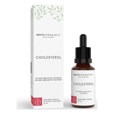 Biovitality Kapky Cholesterol Biovitality, tinktura, 25 ml