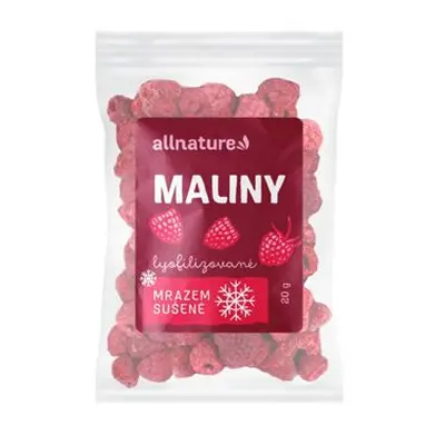 Allnature Maliny sušené mrazem Allnature, 20 g