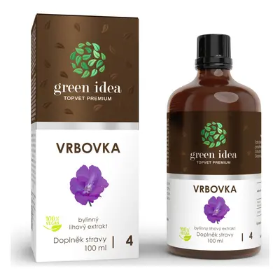 Green idea Bylinný lihový extrakt - Vrbovka GREEN IDEA, 100 ml