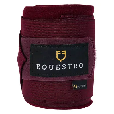 EQUESTRO Bandáže kombinované EQUESTRO, 4 ks, 3 m, burgundy