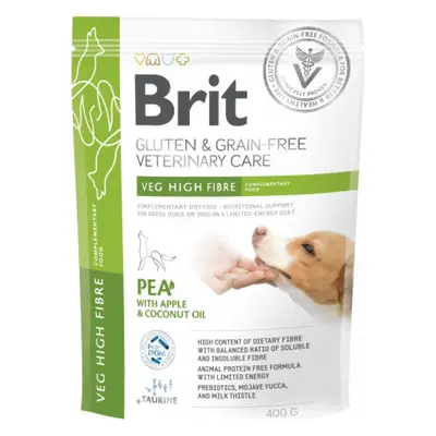 Granule Brit VD Dog GF Veg High Fibre, 400 g