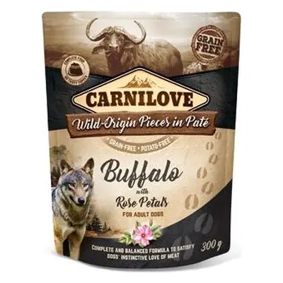 Carnilove Dog Pouch Paté Buffalo & Rose Petals 300 g