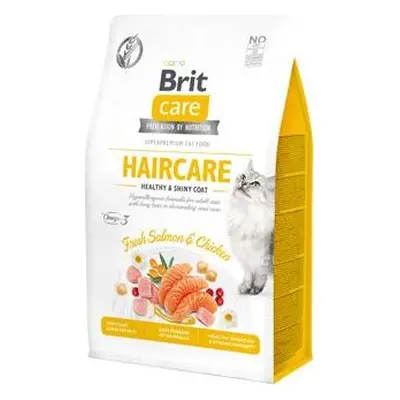 Granule GF Haircare Healthy&Shiny Coat Brit Care Cat, 0,4 kg