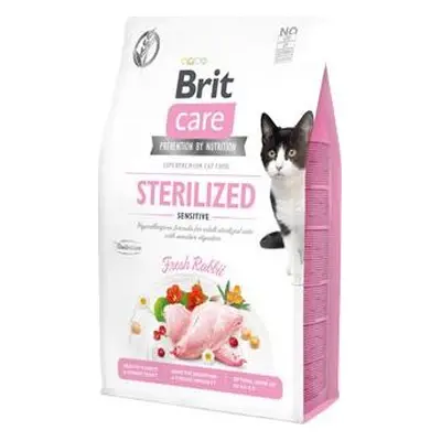 Granule pro kočky Brit Care GF, Sterilized Sensitive, 2 kg