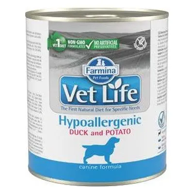 Vet Life Natural (Farmina Pet Foods) Konzerva pro psy VET LIFE NATURAL, hypoallergenic, 300 g