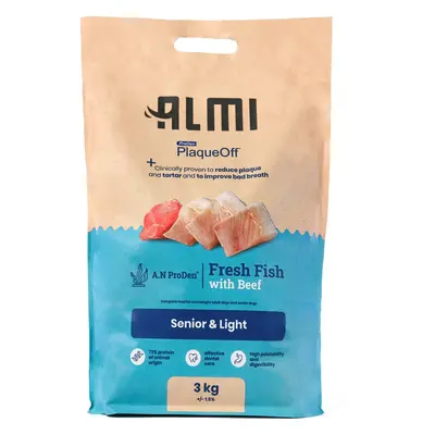 Granule pro psy ALMI Senior & Light, 3 kg