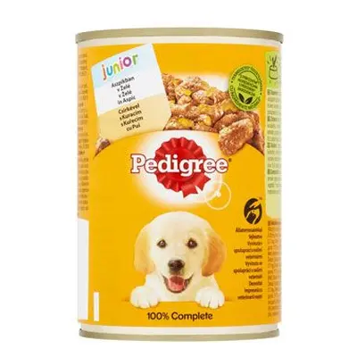 Pedigree Konzerva pro psy Junior kuřecí v želé Pedigree, 400 g