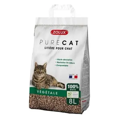 Zolux Podestýlka Purecat Wooden Pellets Zolux, 8 l