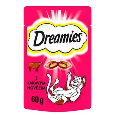 Pamlsky pro kočky Dreamies s hovězím, 60 g