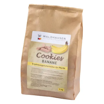 WALDHAUSEN Pamlsky pro koně Cookies Waldhausen, 1 kg, banánové