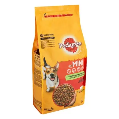 Granule pro psy Pedigree Dry Mini, s hovězím a zeleninou, 2 kg