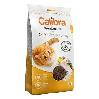 Granule pro kočky Calibra Cat Premium Line Adult Turkey, 2 kg