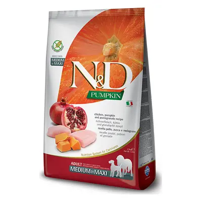 N&D (Farmina Pet Foods) N&D GF Pumpkin DOG Adult M/L Chicken&Pomegranate 2,5 kg