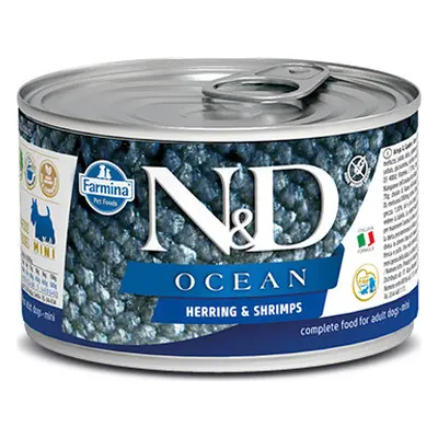 N&D (Farmina Pet Foods) N&D GF DOG OCEAN Adult Herring & Shrimps Mini 140 g