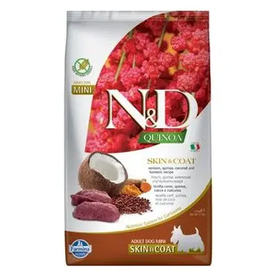 N&D (Farmina Pet Foods) Granule pro psy Quinoa DOG Skin & Coat Venison & Coconut Mini N&D, 2,5g