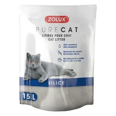 Zolux Podestýlka Purecat Natural Silica Zolux, 15 l