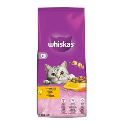 Whiskas Dry s kuřecím masem a játry 14 kg