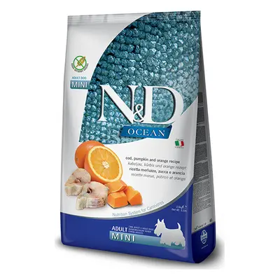 N&D (Farmina Pet Foods) N&D GF OCEAN DOG Adult Mini Codfish&Pumpkin&Orange 2,5 kg