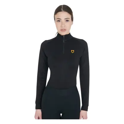 EQUESTRO Triko multifunkční Base Layer EQUESTRO, dámské, black/yellow