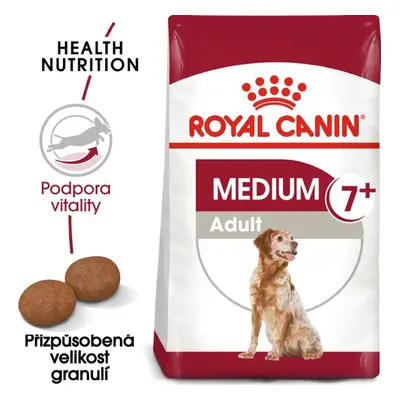 Granule pro psy Royal Canin Medium Adult 7+, 4 kg