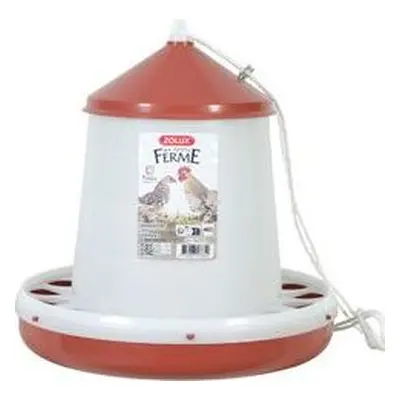 Zolux Krmítko pro drůbež Silo Zolux, na 4 kg krmiva, red