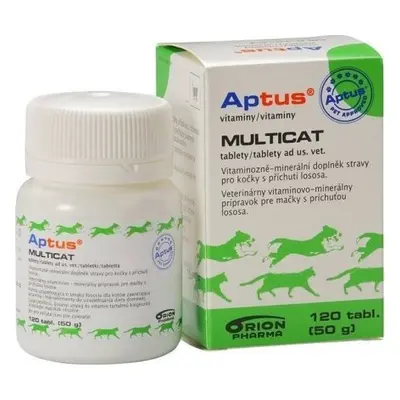 Orion Pharma Animal Health Doplněk pro kočky Aptus® Multicat Total™, 120 tbl