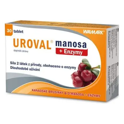 Walmark Uroval manosa + enzymy 30 tbl