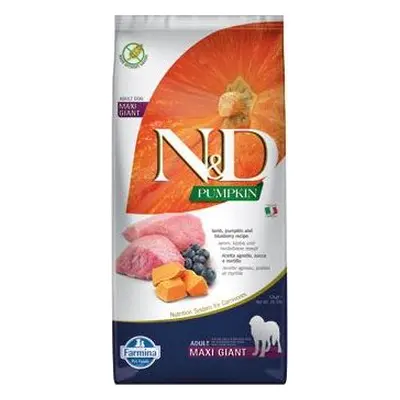 N&D (Farmina Pet Foods) Granule pro psy Pumpkin DOG Adult Giant Lamb & Blueberry N&D, 12 kg