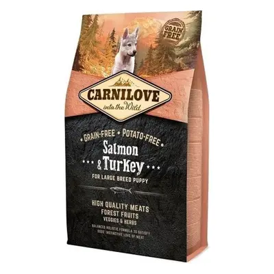 Granule pro psy Carnilove Dog Salmon & Turkey Puppies, 4 kg