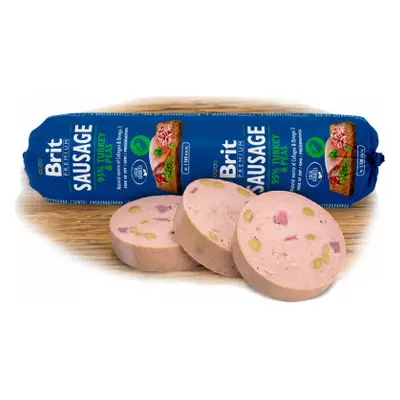 Brit Sausage Turkey & Pea 800 g New