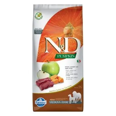 N&D (Farmina Pet Foods) Granule pro psy N&D, zvěřina+dýně+jablko, 12 kg