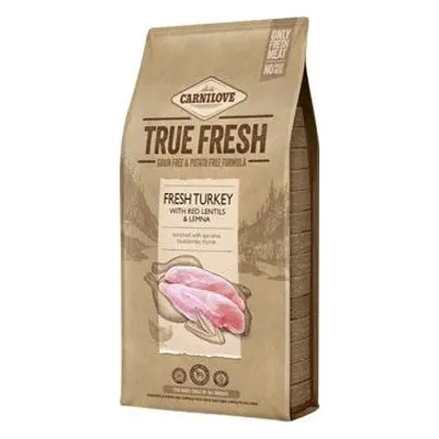 Granule pro psy Fresh Turkey with Red Lentils and Lemna Carnilove True Fresh, 11,4 kg