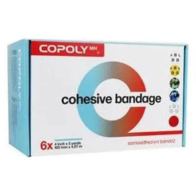 CoPoly Obinadlo elastické CoPOLY, mix potisk, 10 cm x 4,5 m, 6 ks