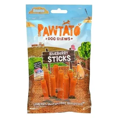 Benevo Pamlsky pro psy Pawtato Sticks Blueberry Benevo, 120 g